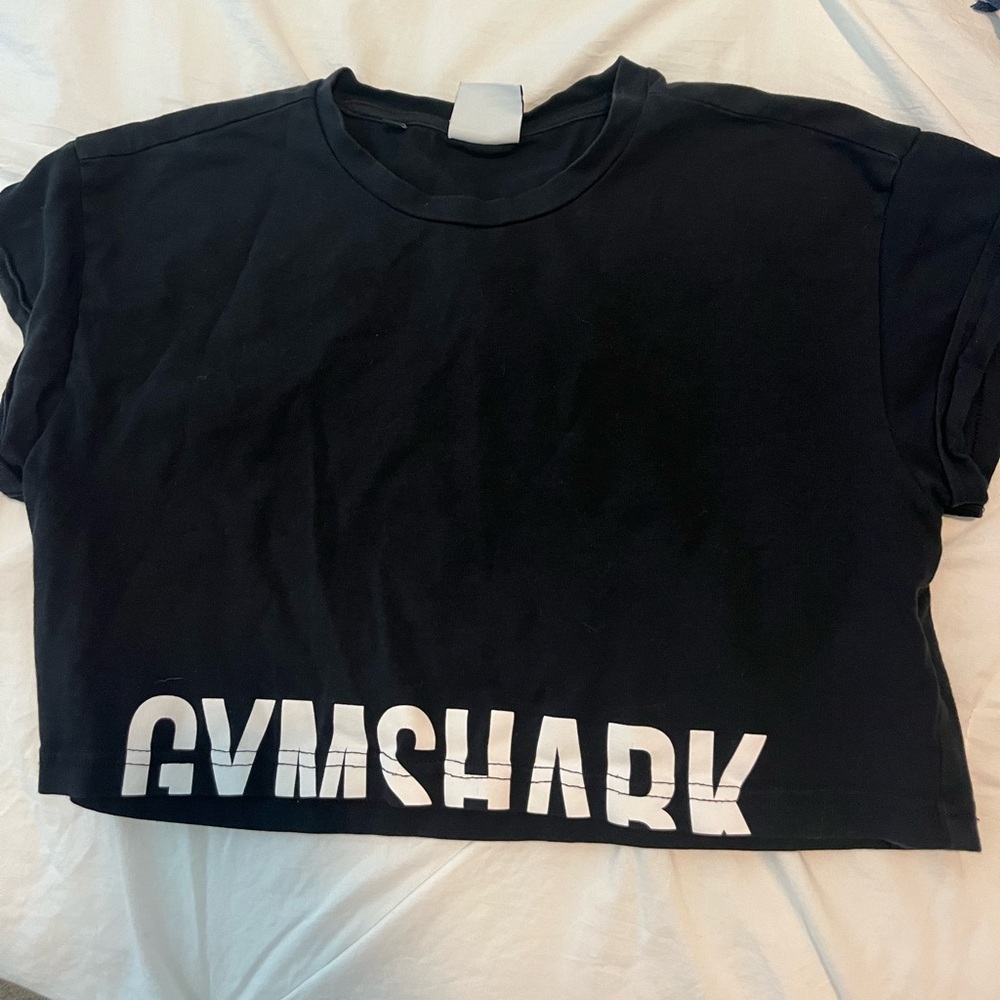 Gymshark Black Crop Top